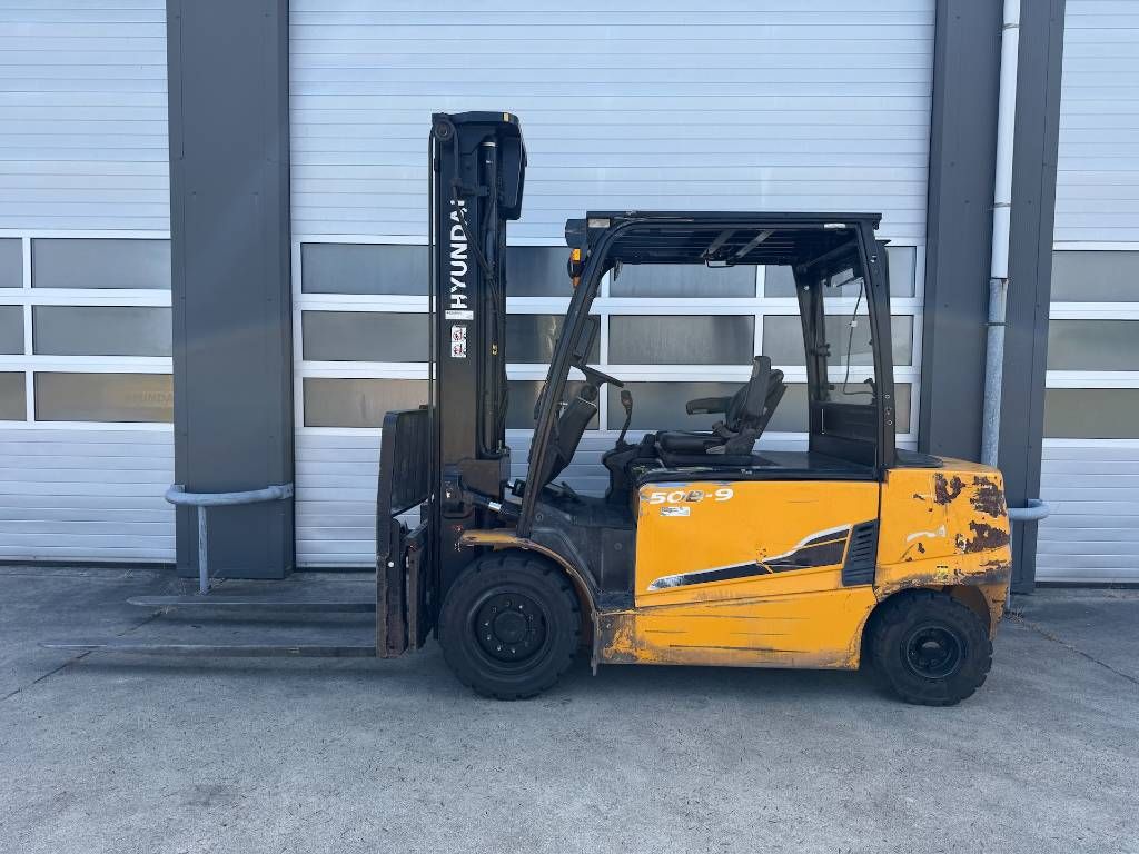 Hyundai 5000kg elektrische heftruck forklift 5ton duplex e
