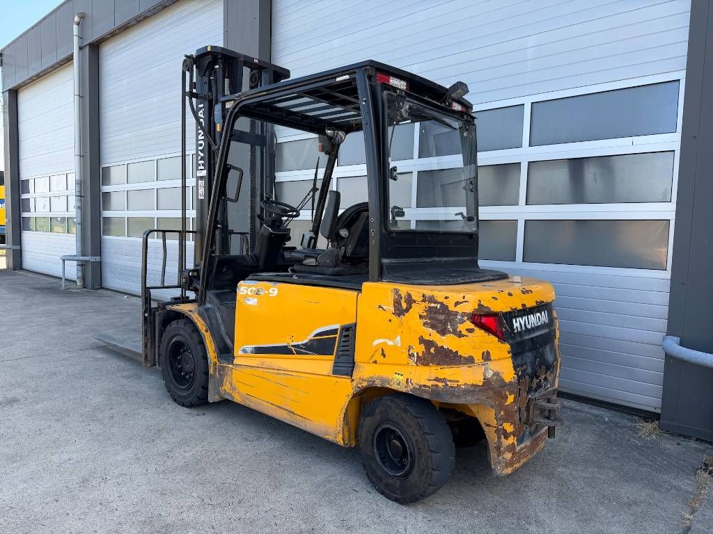 Hyundai 5000kg elektrische heftruck forklift 5ton duplex e