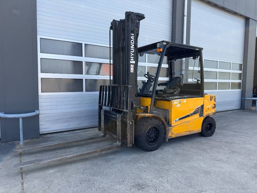 Hyundai 5000kg elektrische heftruck forklift 5ton duplex e
