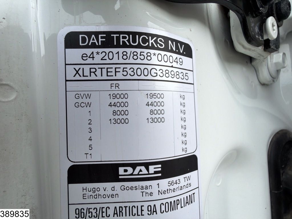 DAF XF 480 Euro 6, PTO, retarder, hydraulics