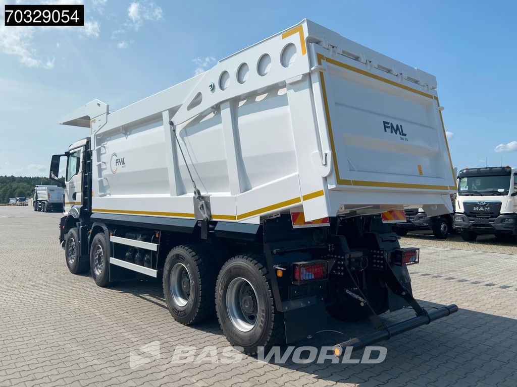 MAN TGS TGS 41.400 8X4 NEW! 23m3 FML Tipper Full steel manual Euro 2