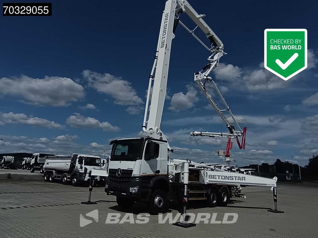 Mercedes Arocs Arocs 2640 6X4 NEW! 40m Betonstar pump 40-5RZ Automatic Euro 6