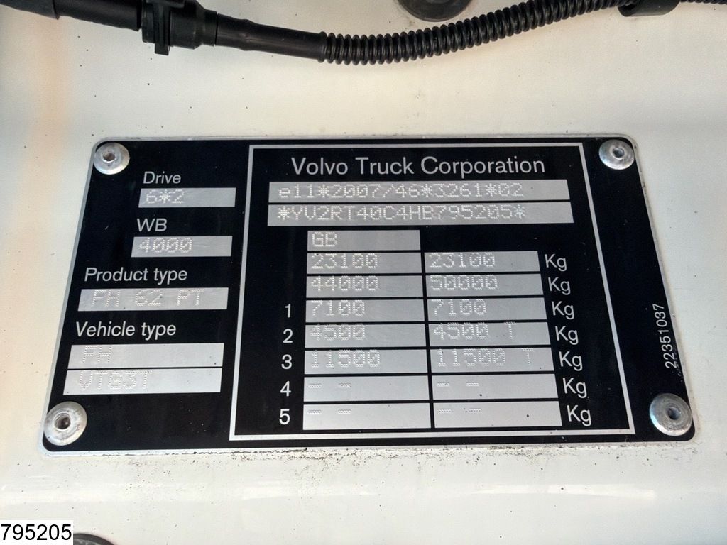 Volvo FH 500 6x2, EURO 6, PTO, RHD
