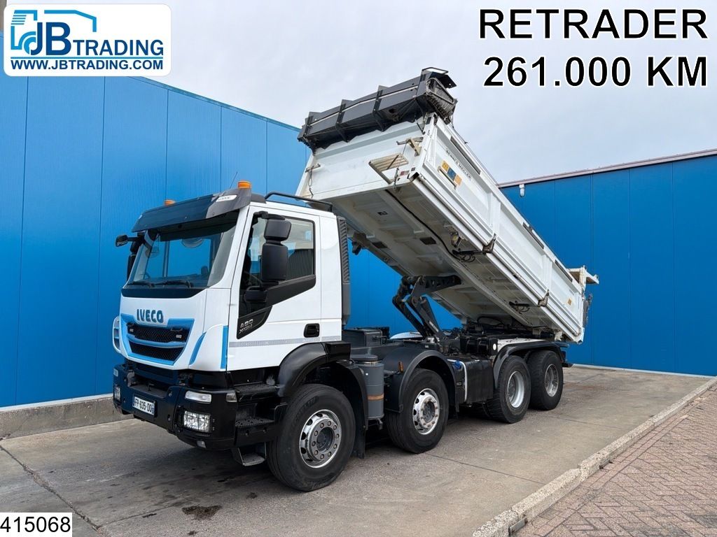 Iveco X-Way 480 8x4, Euro 6d, leaf spring suspension, PTO