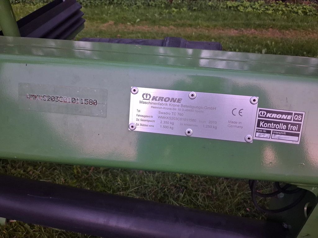 Krone TC760 SWADRO hark