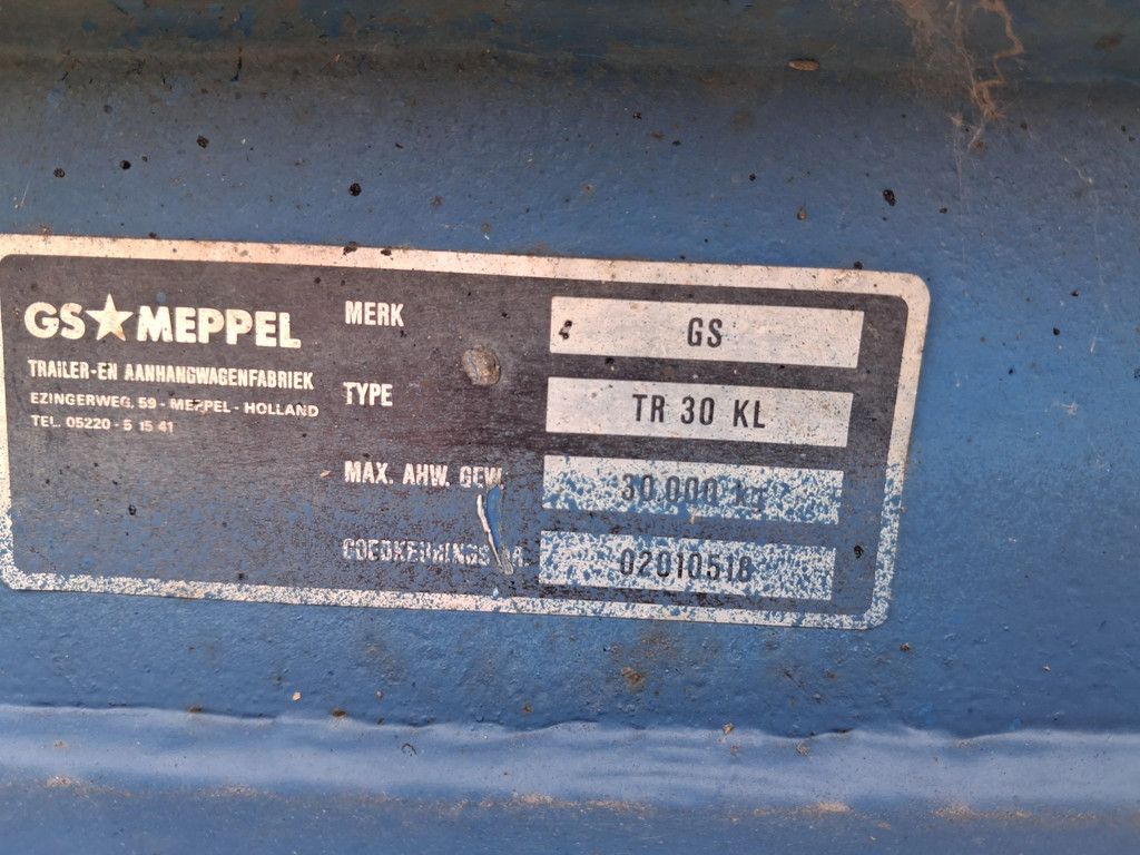 GS 30 ton Dieplader oprijwagen aanhanger