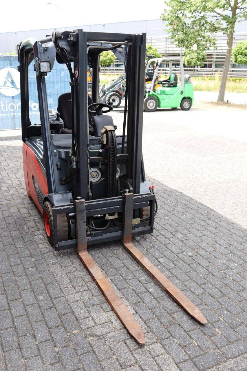 Linde E16-02 Electric Forklift 1600kg 4.0m 2016