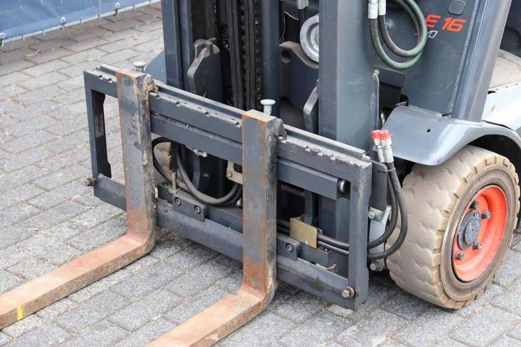 Linde E16-02 Electric Forklift 1600kg 4.0m 2016
