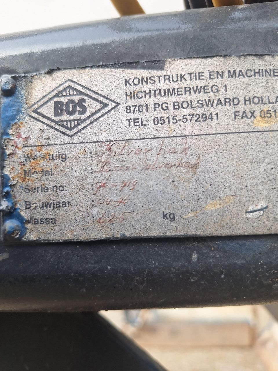 Bos KB 2200 met Kieboom Machine Control