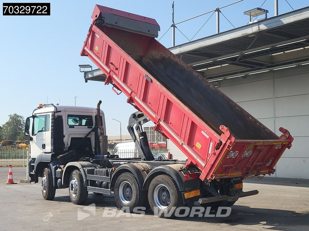 MAN TGS 35.440 8X4 13m3 Meiller 2-way tipper Steel suspension Big-Axle Euro 6