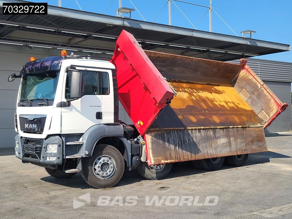 MAN TGS 35.440 8X4 13m3 Meiller 2-way tipper Steel suspension Big-Axle Euro 6