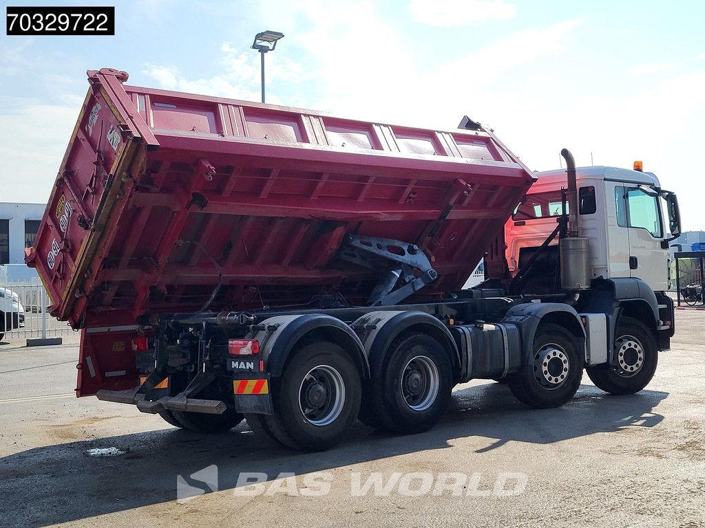 MAN TGS 35.440 8X4 13m3 Meiller 2-way tipper Steel suspension Big-Axle Euro 6