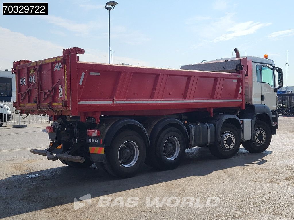 MAN TGS 35.440 8X4 13m3 Meiller 2-way tipper Steel suspension Big-Axle Euro 6