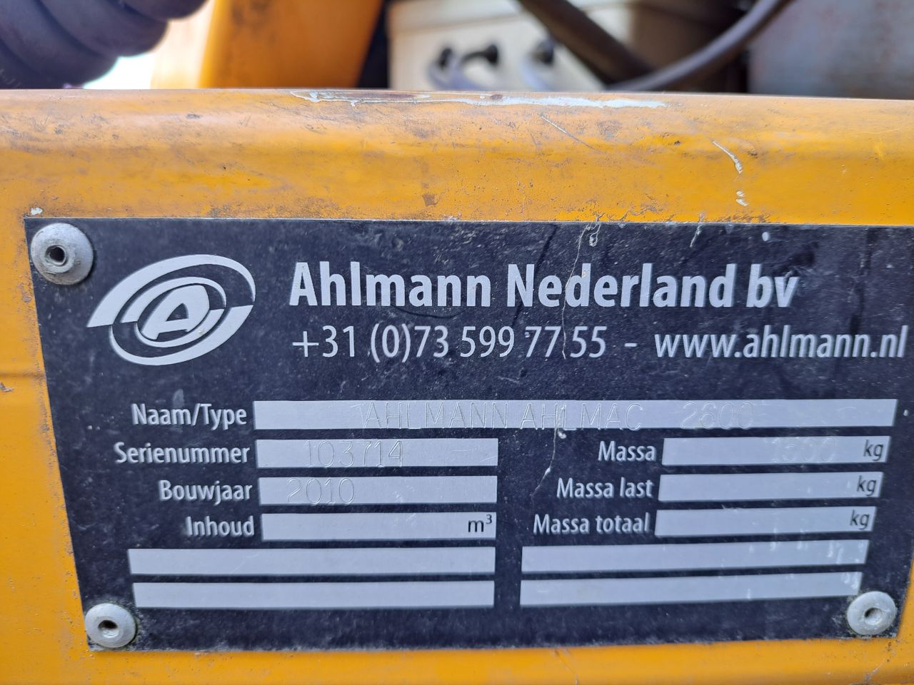 Ahlmann 2600 Leveller met Topcon Machine Control Bj.2010