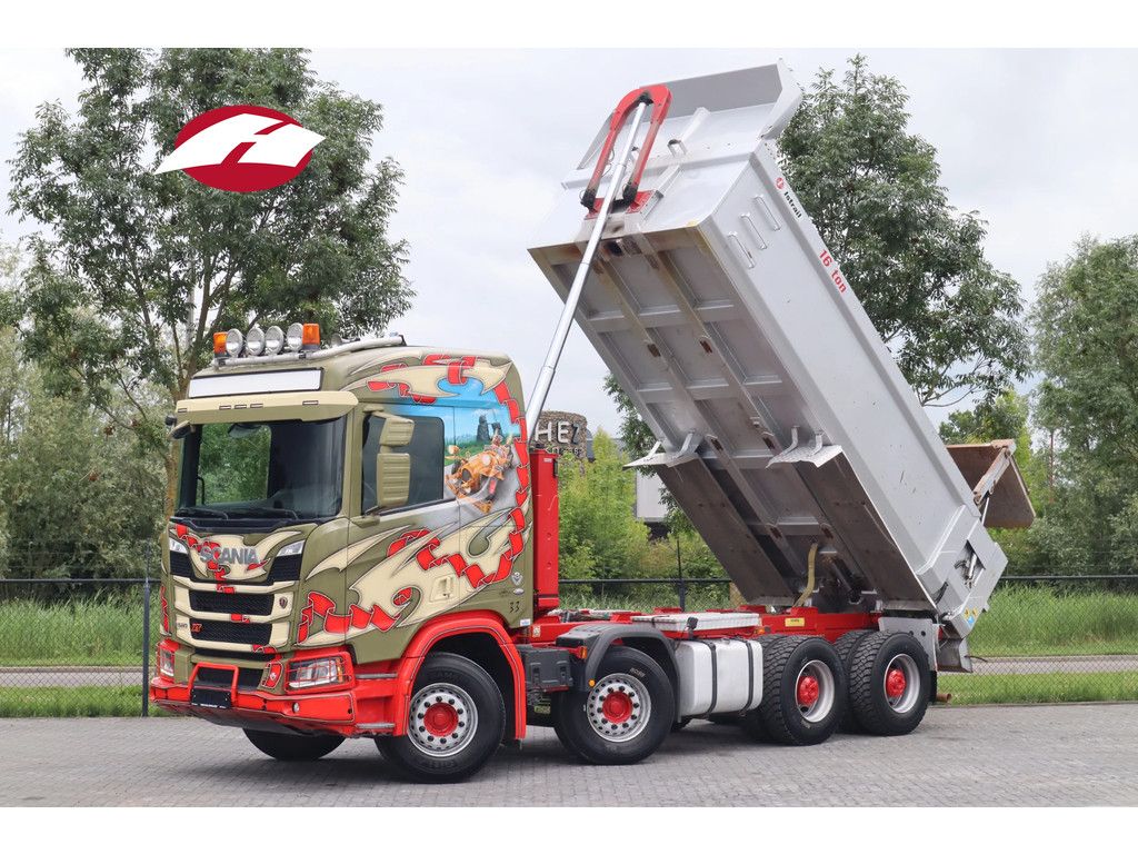 Scania R520 V8 XT 8X4 FULL STEEL RETARDER BIG AXLES
