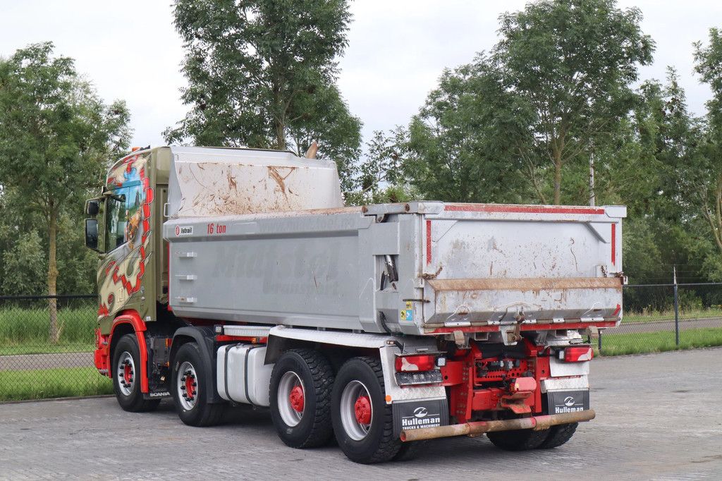 Scania R520 V8 XT 8X4 FULL STEEL RETARDER BIG AXLES