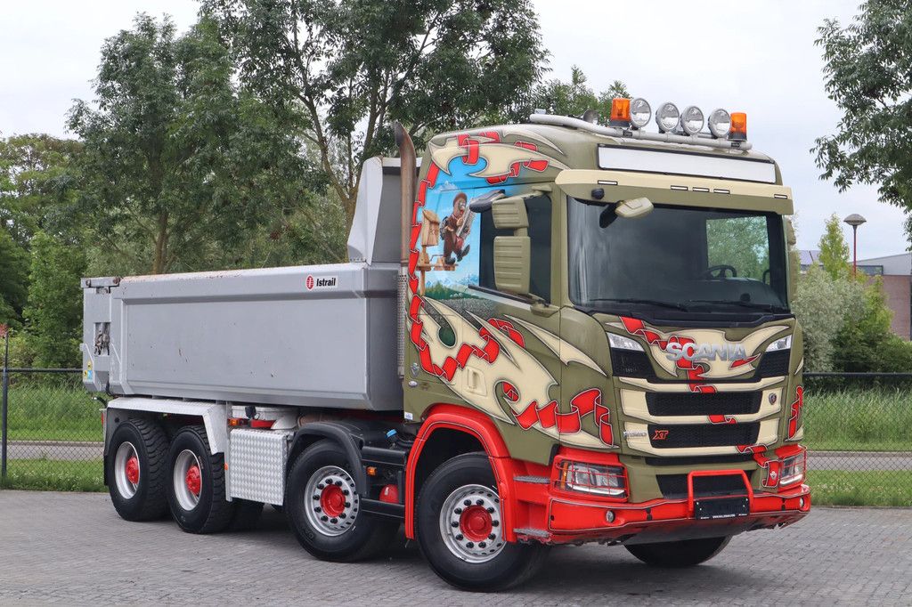 Scania R520 V8 XT 8X4 FULL STEEL RETARDER BIG AXLES