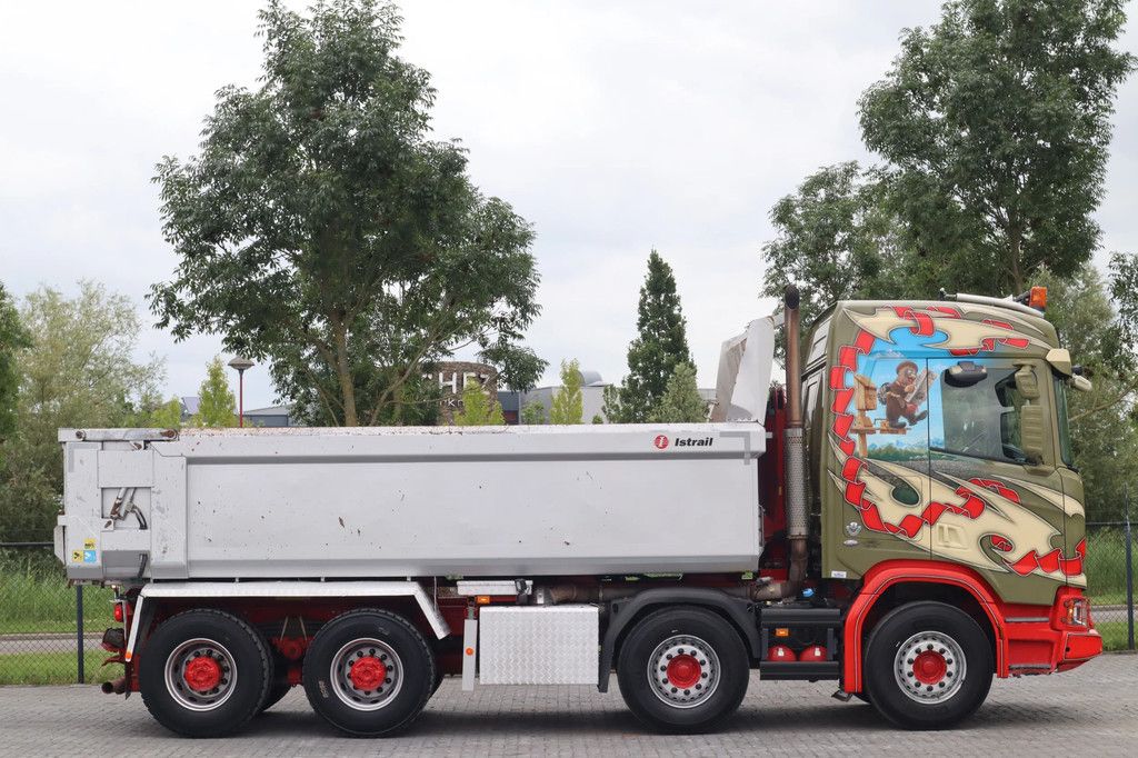 Scania R520 V8 XT 8X4 FULL STEEL RETARDER BIG AXLES