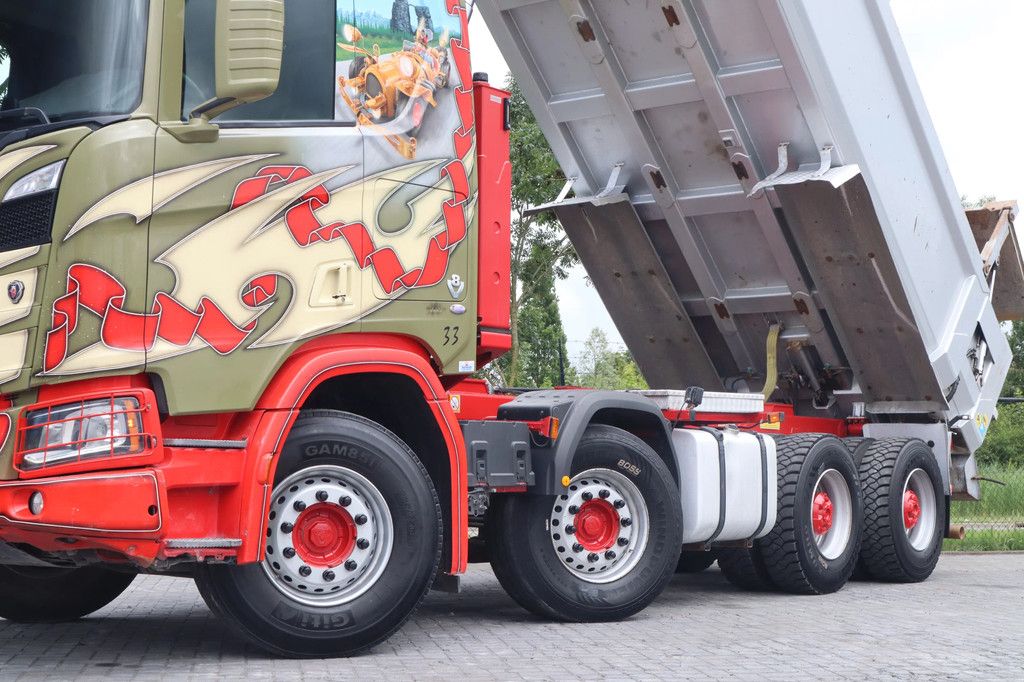 Scania R520 V8 XT 8X4 FULL STEEL RETARDER BIG AXLES