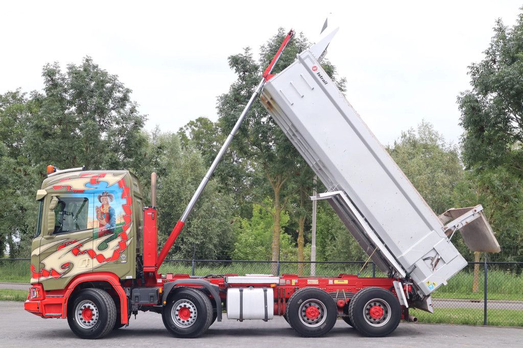 Scania R520 V8 XT 8X4 FULL STEEL RETARDER BIG AXLES