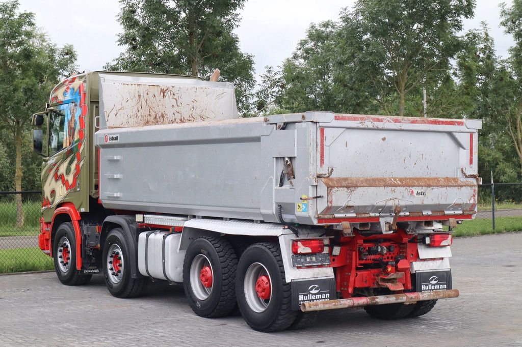 Scania R520 V8 XT 8X4 FULL STEEL RETARDER BIG AXLES