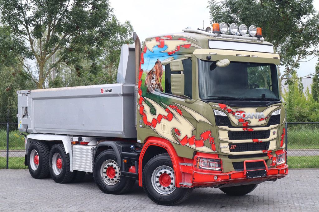 Scania R520 V8 XT 8X4 FULL STEEL RETARDER BIG AXLES
