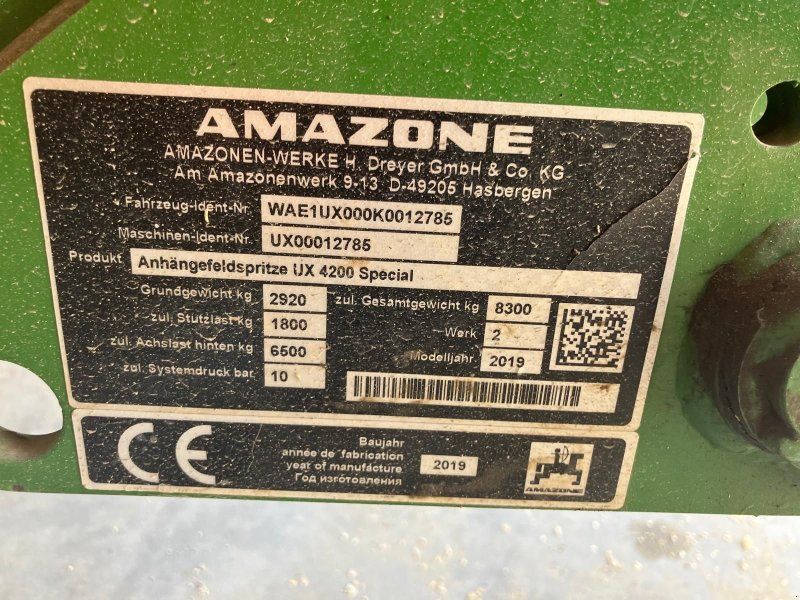 Amazone UX 4200 Special