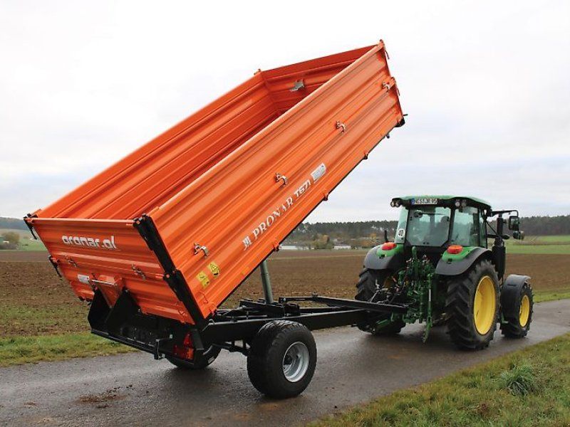 Pronar T 671 Einachs Dreiseitenkipper, 7,2 to