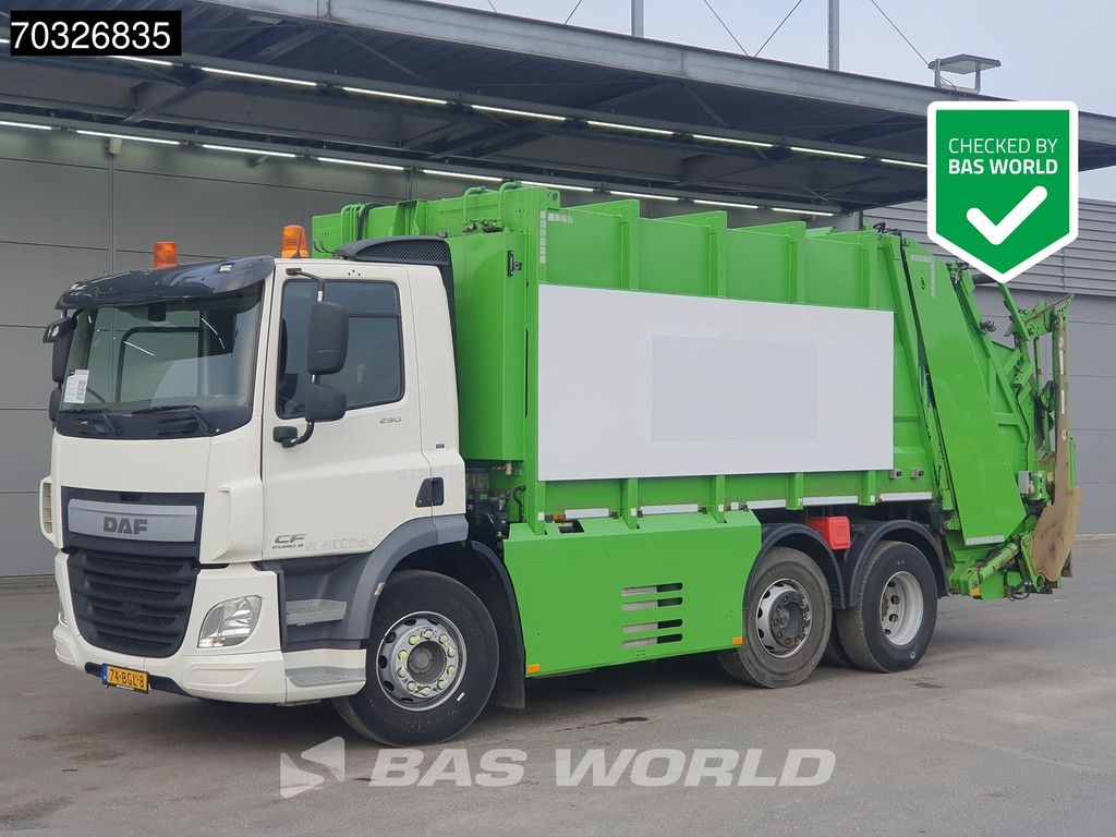 DAF CF 290 6X2 NL-Truck APK HALLER 20m3 MED XL Steering Axle Automatic Euro 6