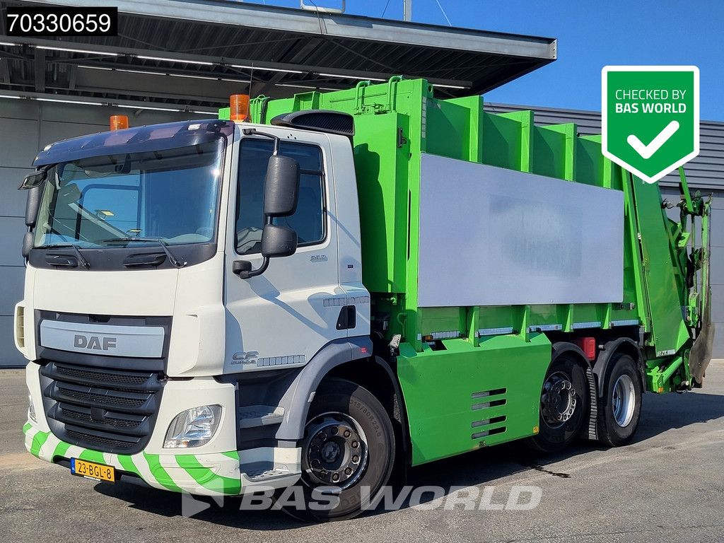 DAF CF 290 6X2 NL-truck APK 20m3 Haller MED.XL. Lifter Steering axle Euro 6