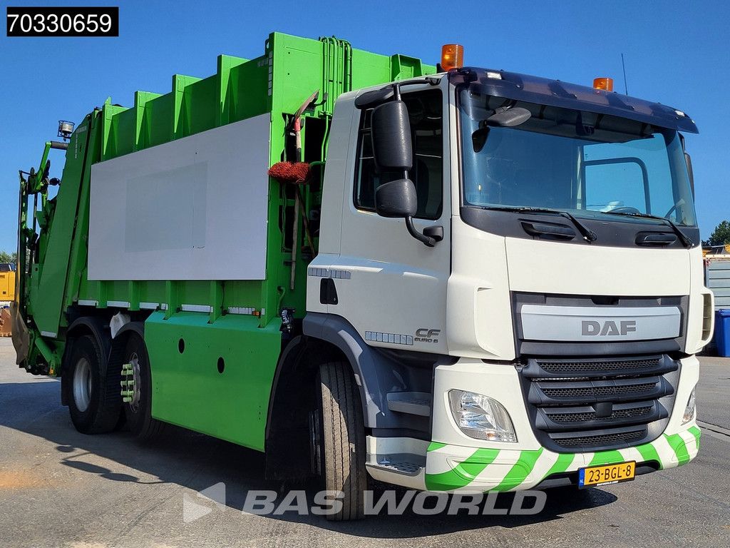 DAF CF 290 6X2 NL-truck APK 20m3 Haller MED.XL. Lifter Steering axle Euro 6