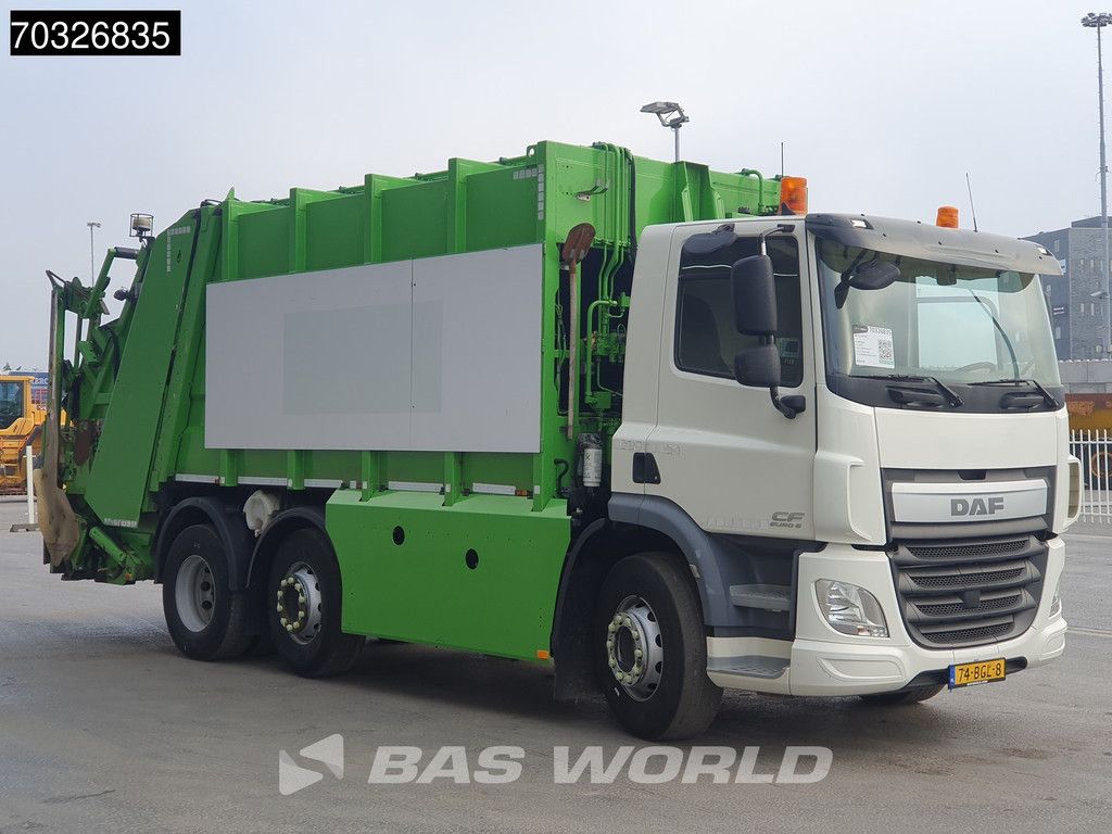 DAF CF 290 6X2 NL-Truck APK HALLER 20m3 MED XL Steering Axle Automatic Euro 6