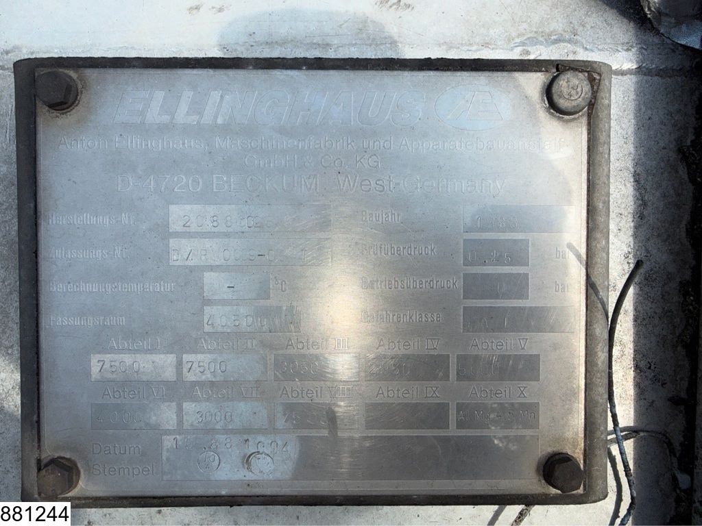 Ellinghaus Fuel 40.500 liter, 8 Comp