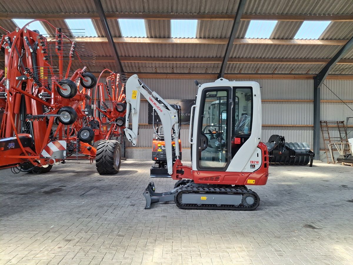 Takeuchi TB216, minigraver, minikraan, BJ2026, Nieuw!