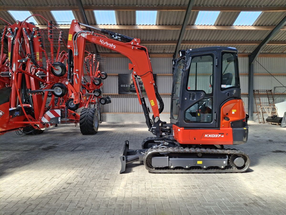 Kubota KX037-4 HI, minigraver, minikraan, BJ2026, Airco, Nieuw!