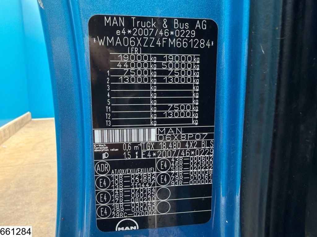 MAN TGX 18 480 EURO 6, Delay, Standairco