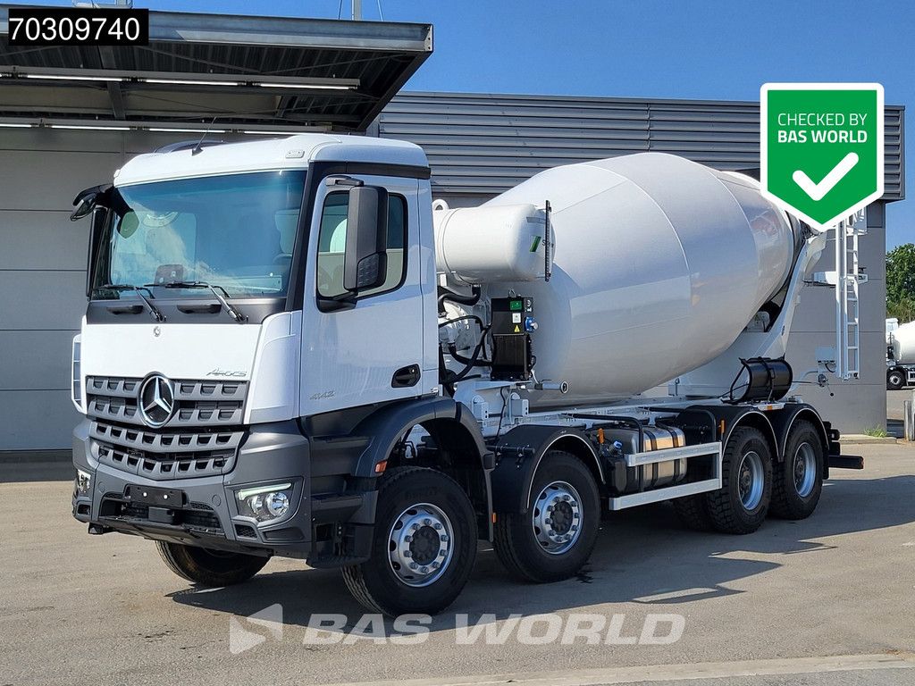 Mercedes Arocs 4142 8X4 NEW! 12m3 Stetter Mixer Steelsuspension Big-Axle Euro 6