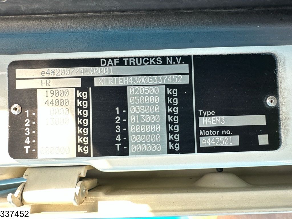 DAF XF 480 EURO 6D