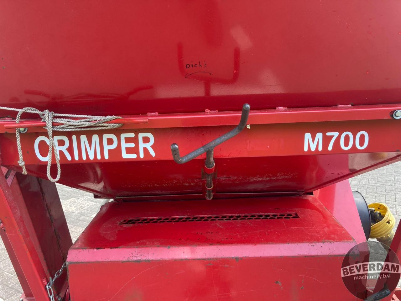 Crimper M700 graanpletter