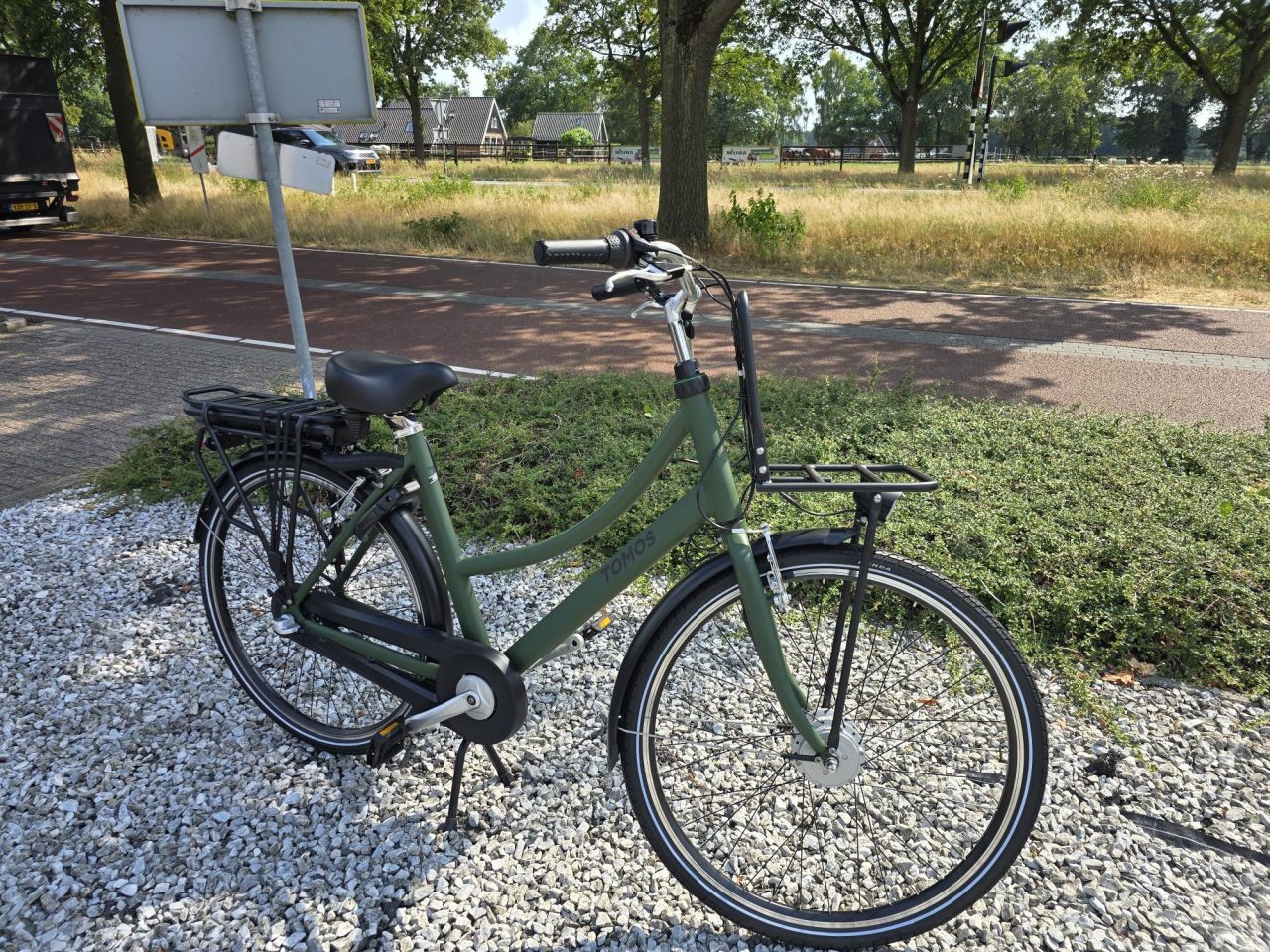 Elektrische stadsfiets transport fiets e-bike