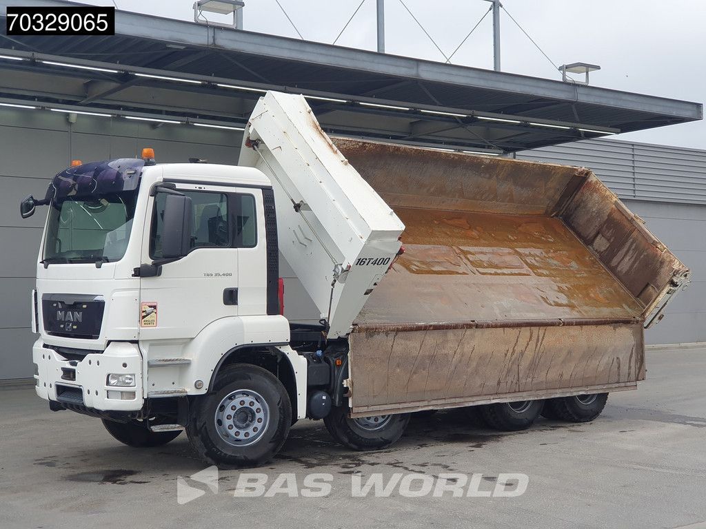 MAN TGS 35.400 8X4 13m3 2-way tipper Steelsuspension Big-Axle Euro 5