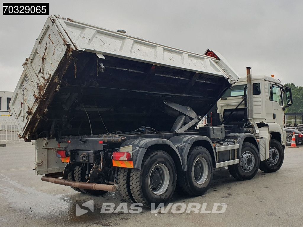 MAN TGS 35.400 8X4 13m3 2-way tipper Steelsuspension Big-Axle Euro 5