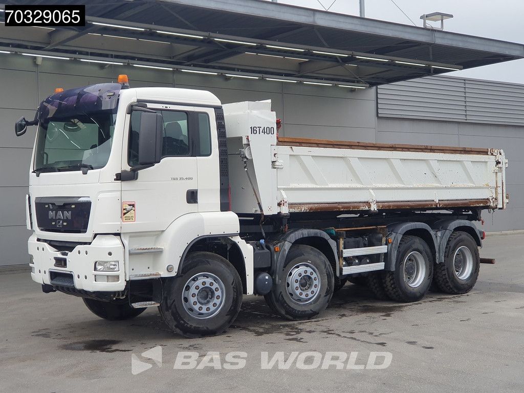 MAN TGS 35.400 8X4 13m3 2-way tipper Steelsuspension Big-Axle Euro 5
