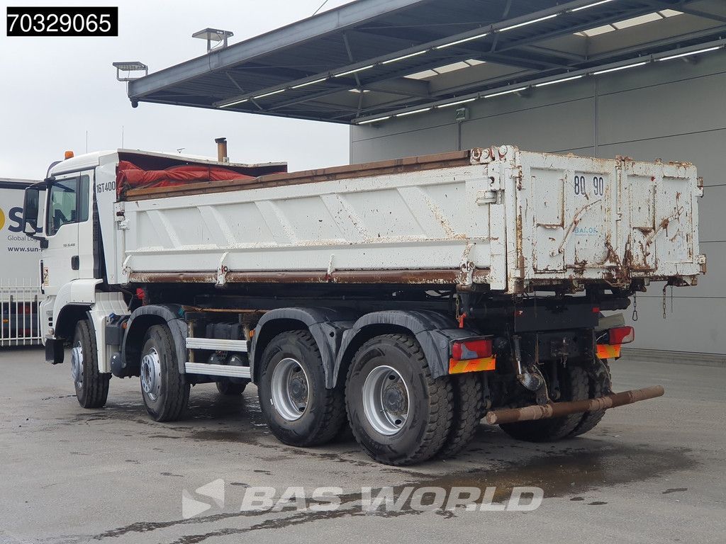 MAN TGS 35.400 8X4 13m3 2-way tipper Steelsuspension Big-Axle Euro 5