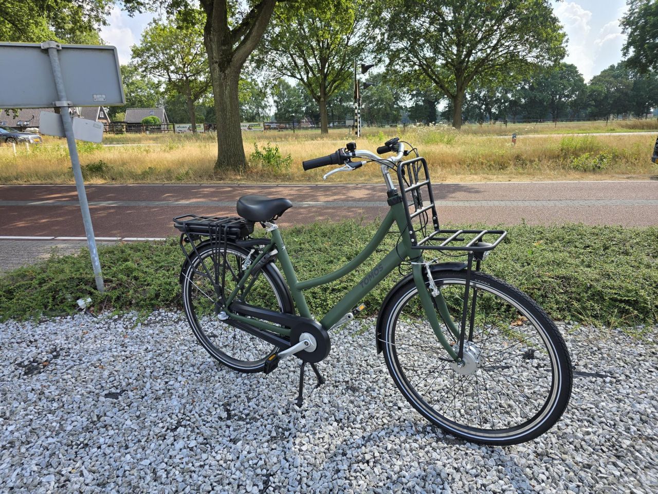 Elektrische stadsfiets transport fiets e-bike