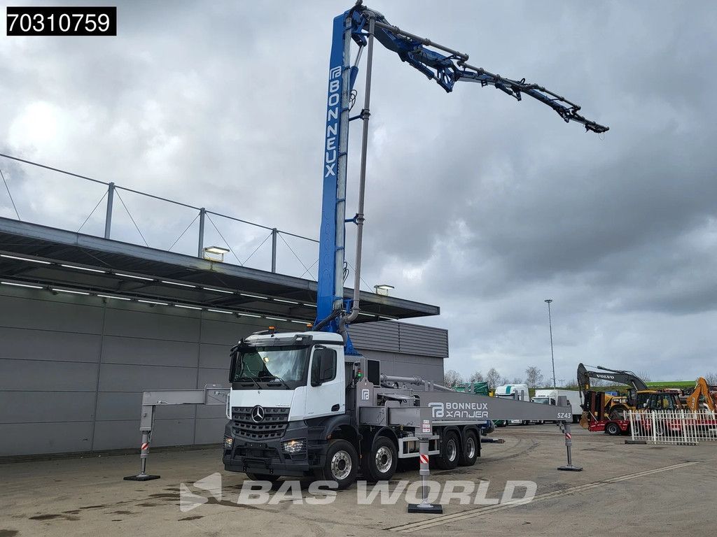 Mercedes Arocs Arocs 4151 8X4 NEW! 43mtrs Bonneux 5Z43 concrete pump Steel suspension Big-Axle Euro 6