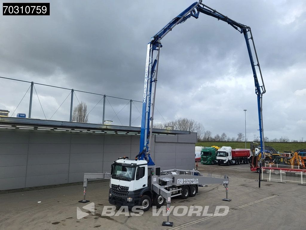 Mercedes Arocs Arocs 4151 8X4 NEW! 43mtrs Bonneux 5Z43 concrete pump Steel suspension Big-Axle Euro 6