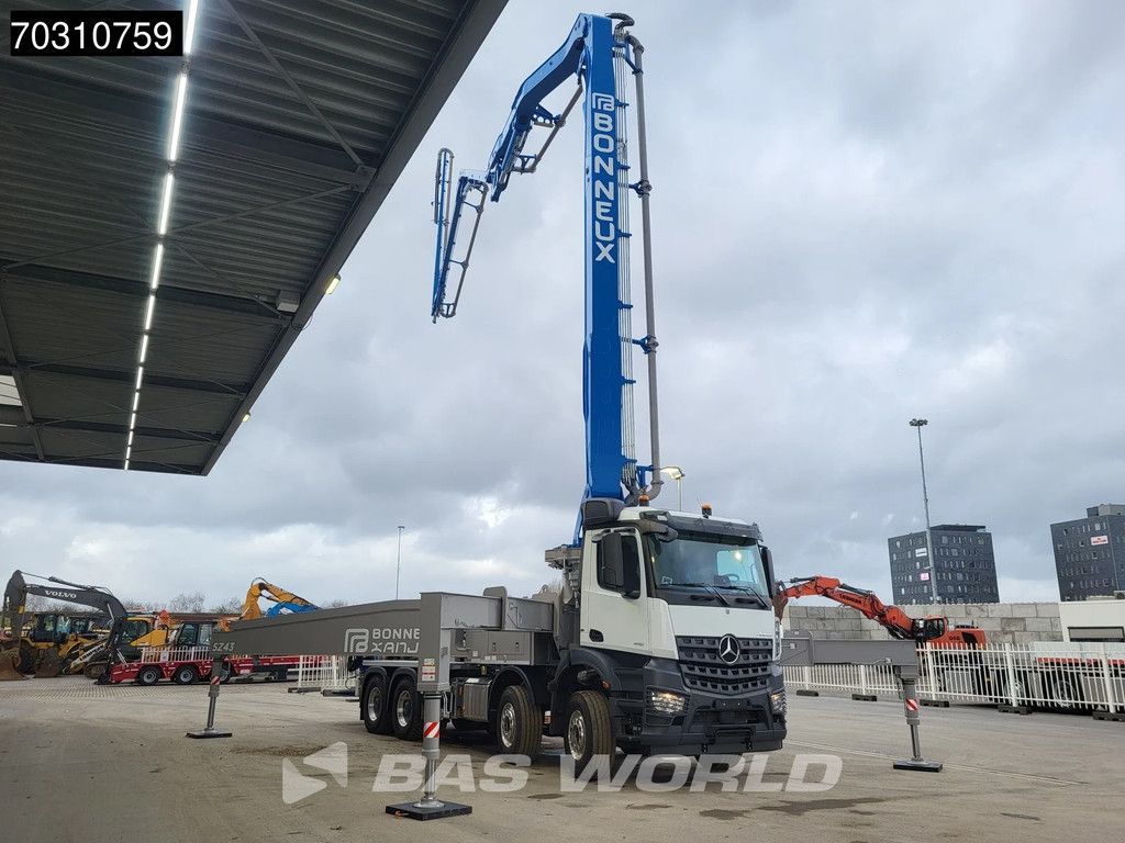 Mercedes Arocs Arocs 4151 8X4 NEW! 43mtrs Bonneux 5Z43 concrete pump Steel suspension Big-Axle Euro 6