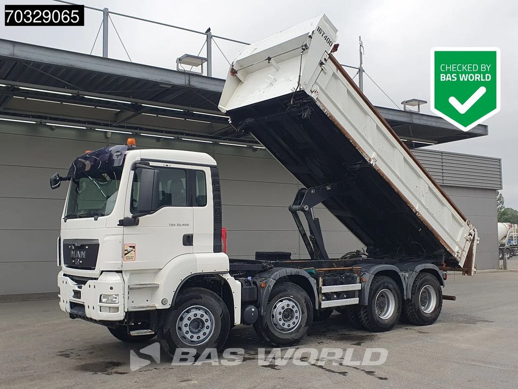 MAN TGS 35.400 8X4 13m3 2-way tipper Steelsuspension Big-Axle Euro 5