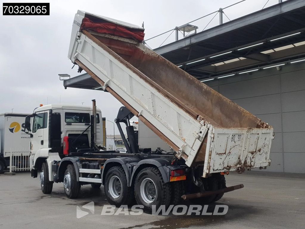 MAN TGS 35.400 8X4 13m3 2-way tipper Steelsuspension Big-Axle Euro 5